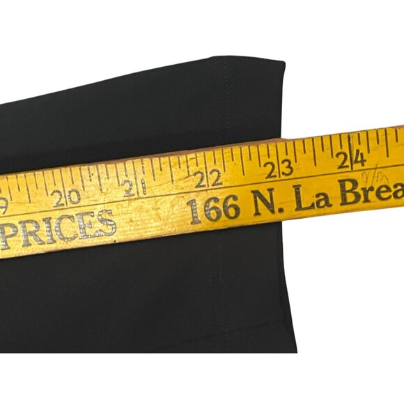 VTG Dressing Clio Women's  Dress Cardigan Set  Medium Black Maxi USA flaw - Picture 13 of 16